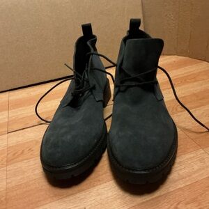 Calvin Klein Men's Dark Gray Chukka Boots